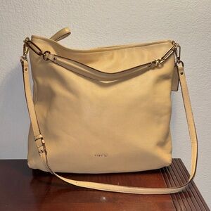 Coach Madison Hobo bag light tan Leather
